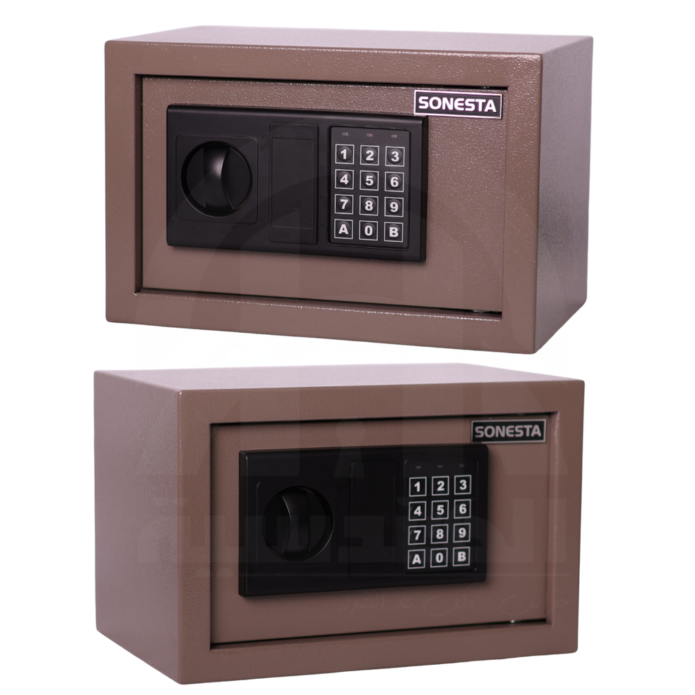 SONESTA 20 خزنة رقمية بكود سري ومفتاح طوارئ