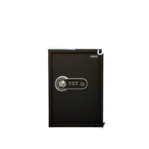 SONESTA 60 خزنة فاخرة كبيرة بصمة ذكية وقطيفة ورف