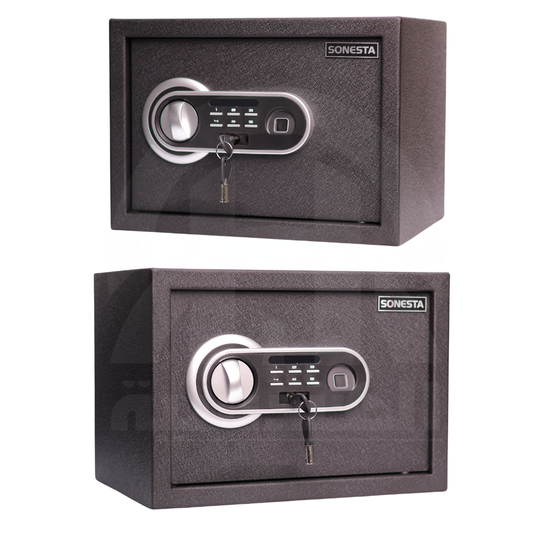 خزنة ذكية سونستا 25 ببصمة الإصبع ورف تنظيم