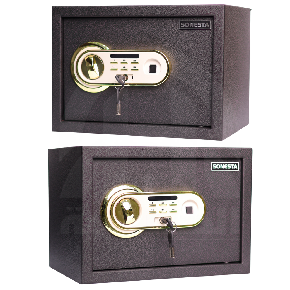 SONESTA 25 خزنة بتقنية البصمة الذكية مع رف داخلي