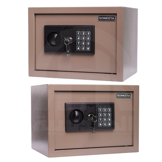 خزنة فندقية سونستا 25 بكلمة مرور ومفتاحين ورف تنظيم