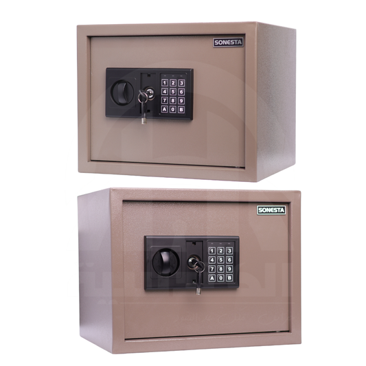 خزنة سونستا رقمية 30 سم برف داخلي ومفتاحين ماستر