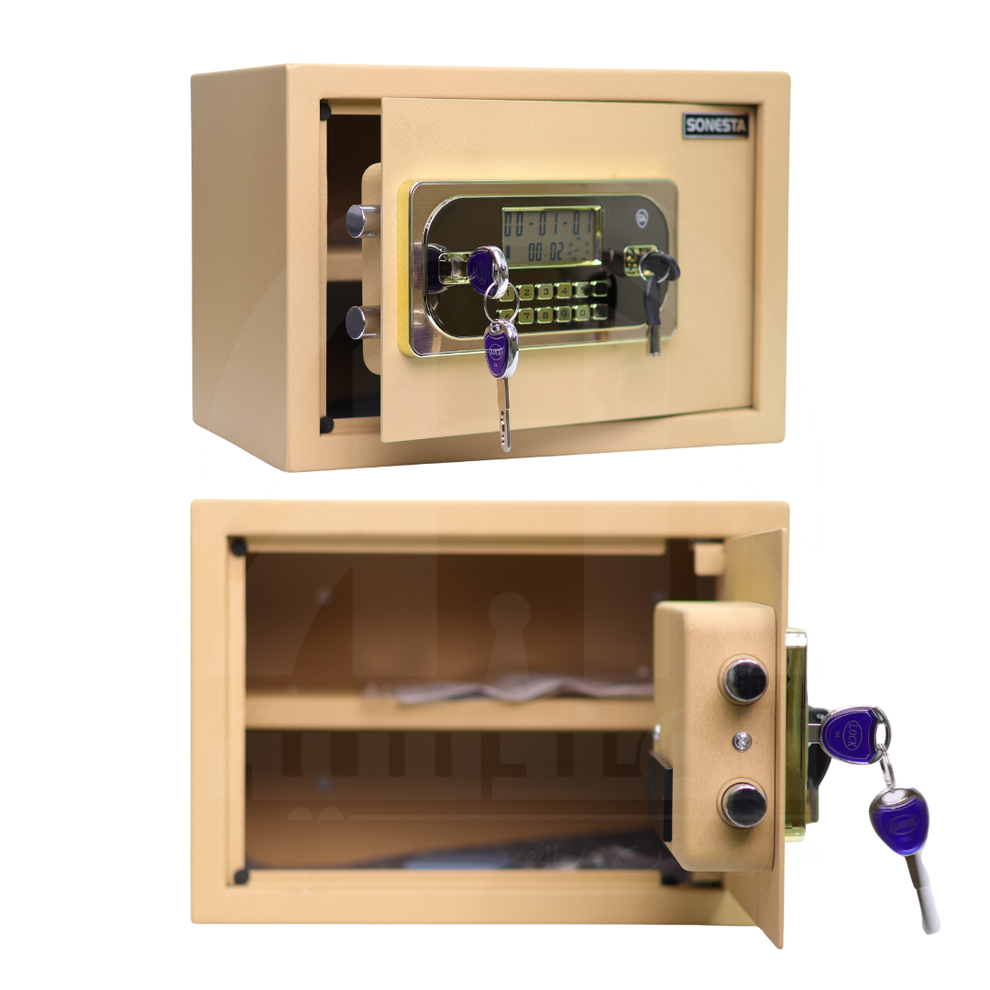 سونستا 25 خزنة حماية مزدوجة بكود و2 كالون ورف