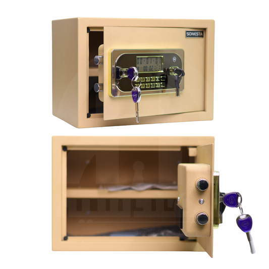 سونستا 25 خزنة حماية مزدوجة بكود و2 كالون ورف