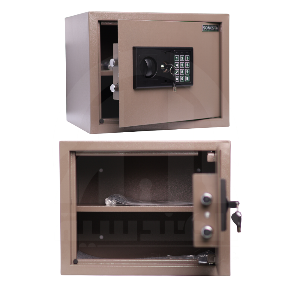 خزنة سونستا رقمية 30 سم برف داخلي ومفتاحين ماستر